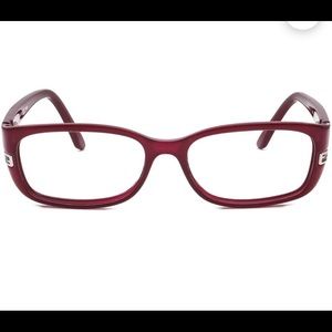 Fendi eye glasses 👓 burgundy FF frame case Italy